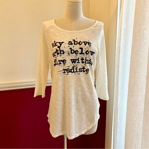 NEW Radiate yoga 100% cotton‎ relaxed fit top